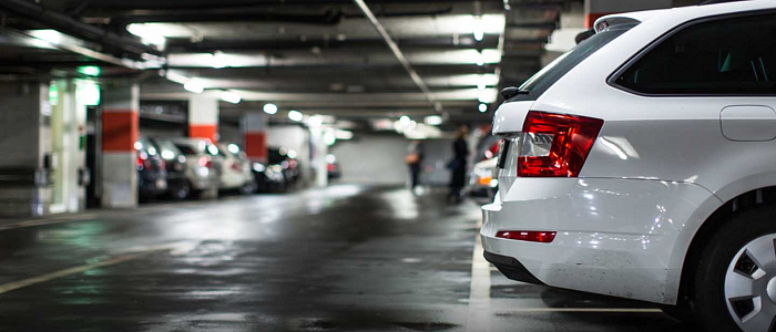 Spacious underground car park ideal for long-term cruise parking